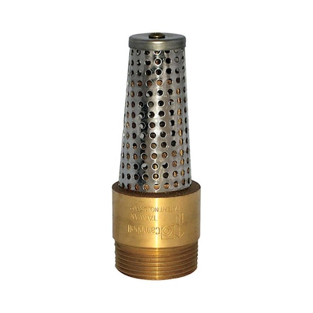 Tool 1 in. FPT x 1.25 in. MPT Brass Spring Foot Valve TO3325761
